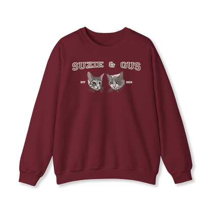 Pet College Embroidery Sweatshirt