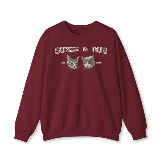 Pet College Embroidery Sweatshirt