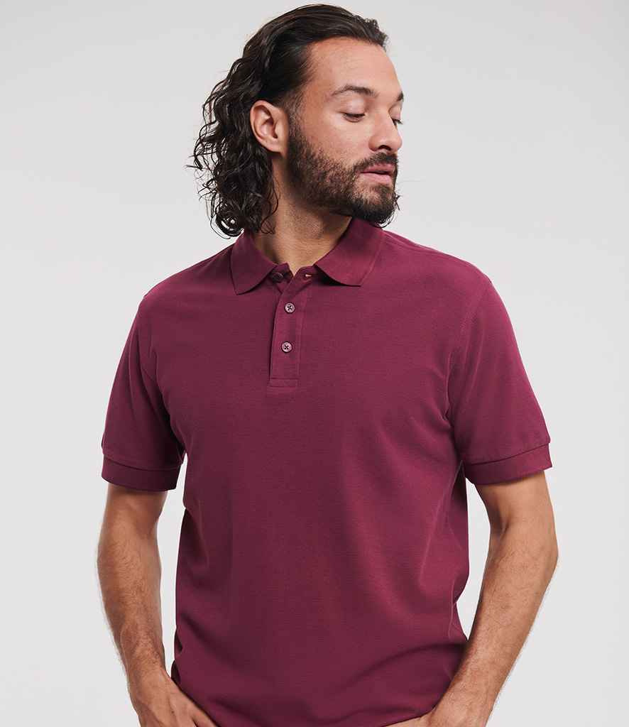 577M Russell Ultimate Cotton Piqué Polo Shirt Bundle