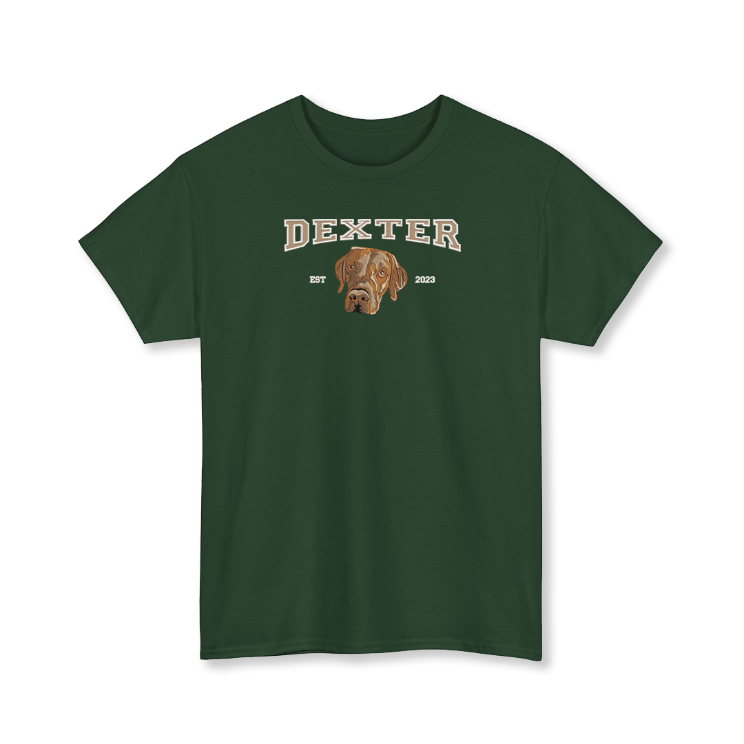 Pet College Embroidery T-Shirt