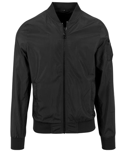 Nylon bomber jacket