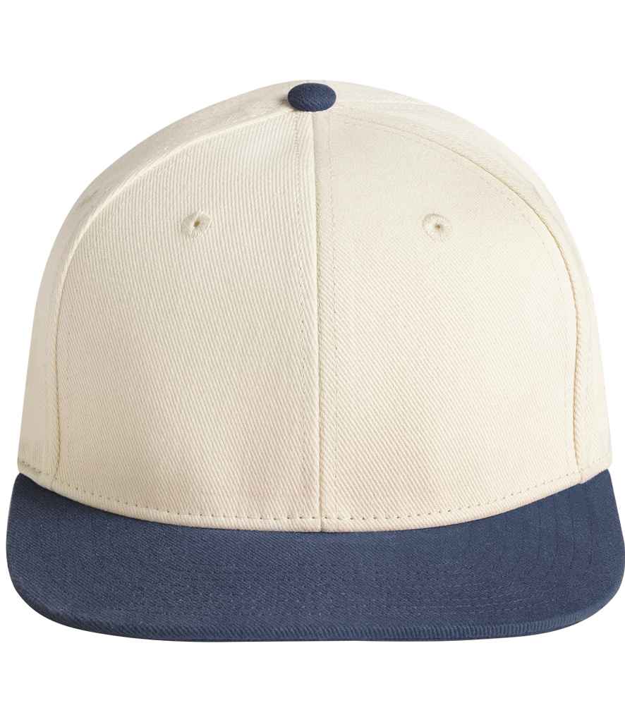 Beechfield Contrast Flat Peak 6 Panel Cap