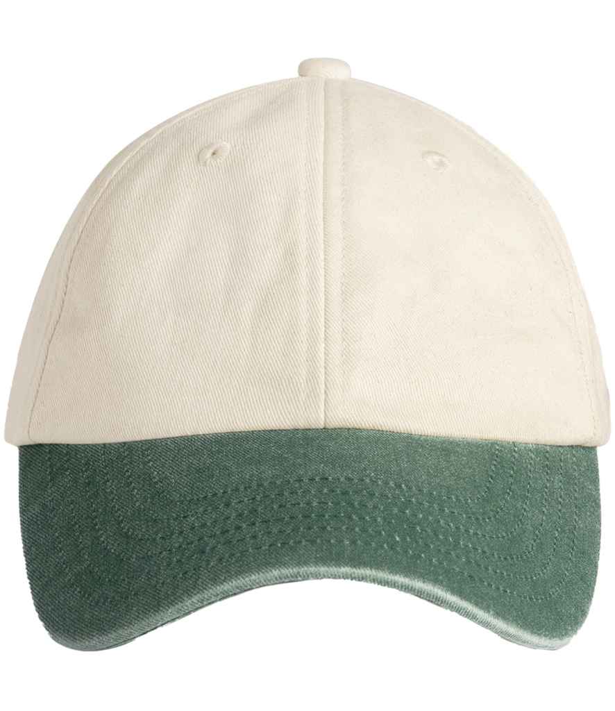 Beechfield Contrast Peak Low Profile Vintage Cap