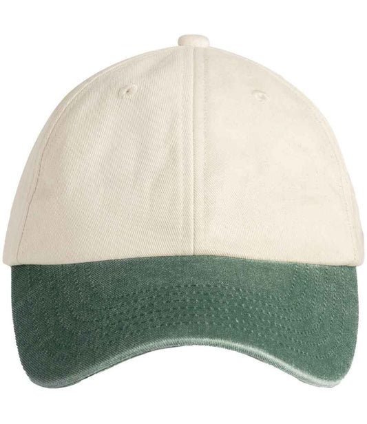 Beechfield Contrast Peak Low Profile Vintage Cap