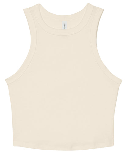 Women’s micro rib racer tank