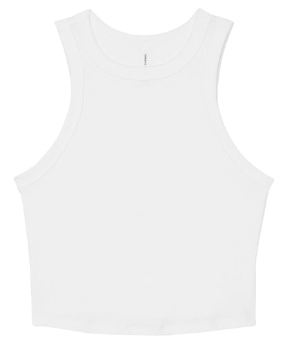 Women’s micro rib racer tank