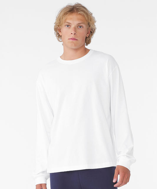 Unisex heavy boxy long sleeve tee