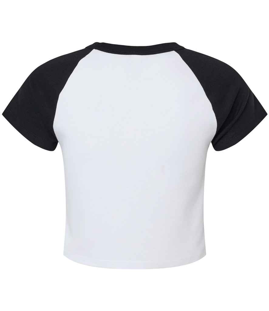 Bella Ladies Micro Rib Raglan Baby T-Shirt