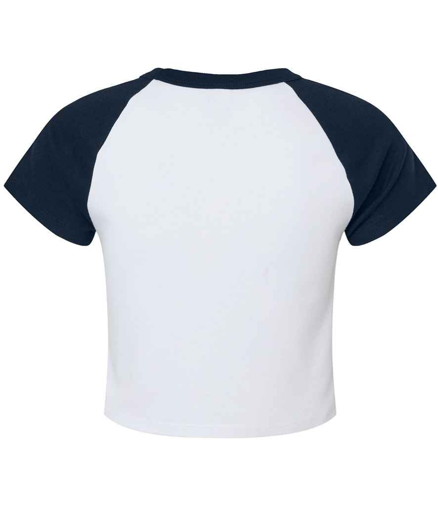 Bella Ladies Micro Rib Raglan Baby T-Shirt