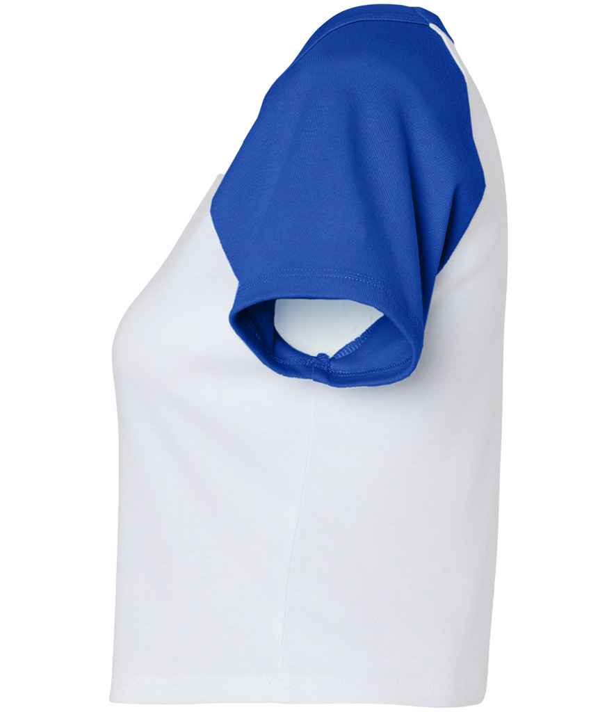 Bella Ladies Micro Rib Raglan Baby T-Shirt