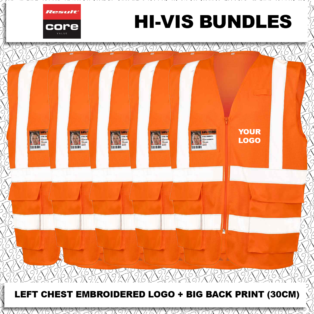 Result Safe-Guard Executive Cool Mesh Safety Vest Bundle