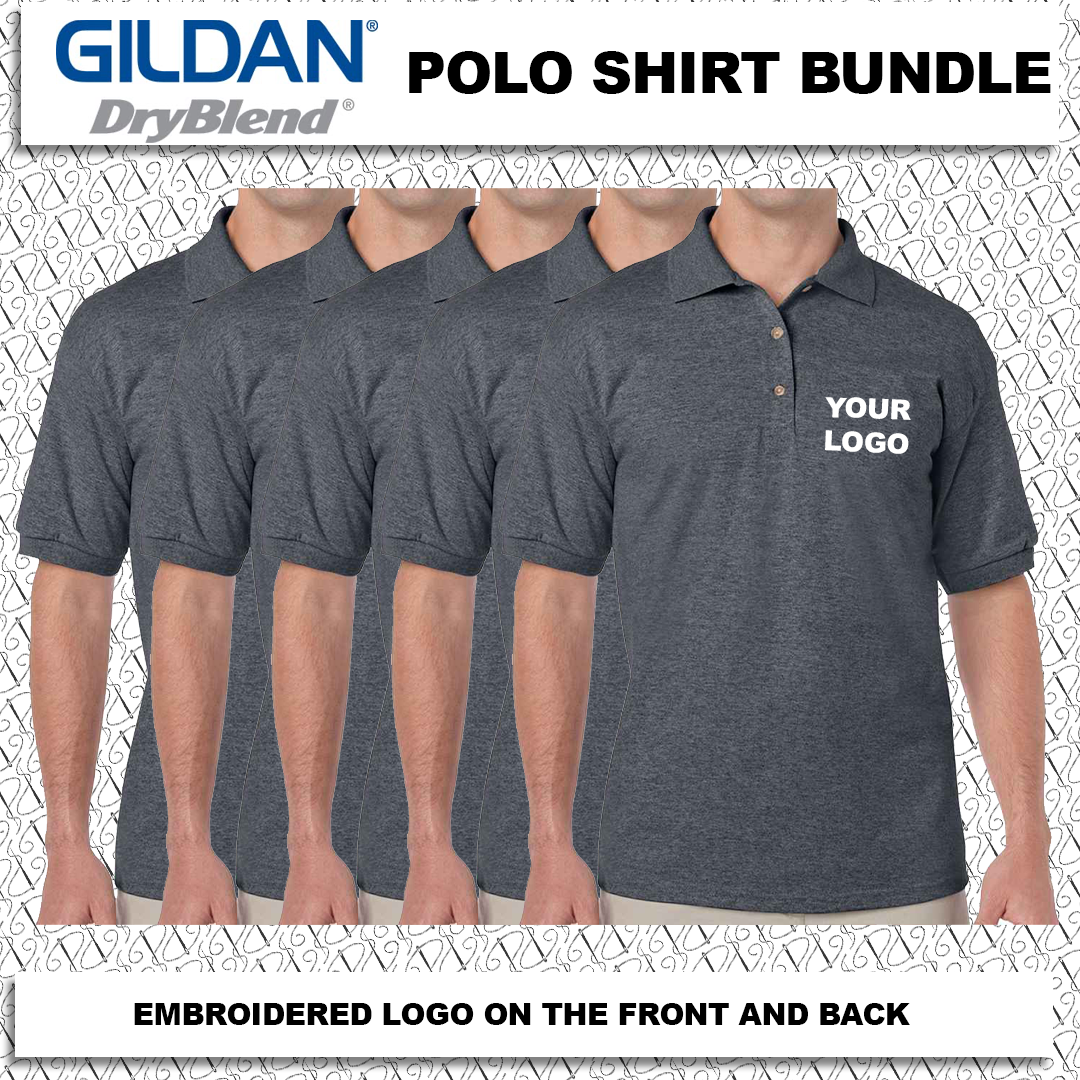 GD40 (8800) Gildan DryBlend® Jersey Polo Shirt Bundle