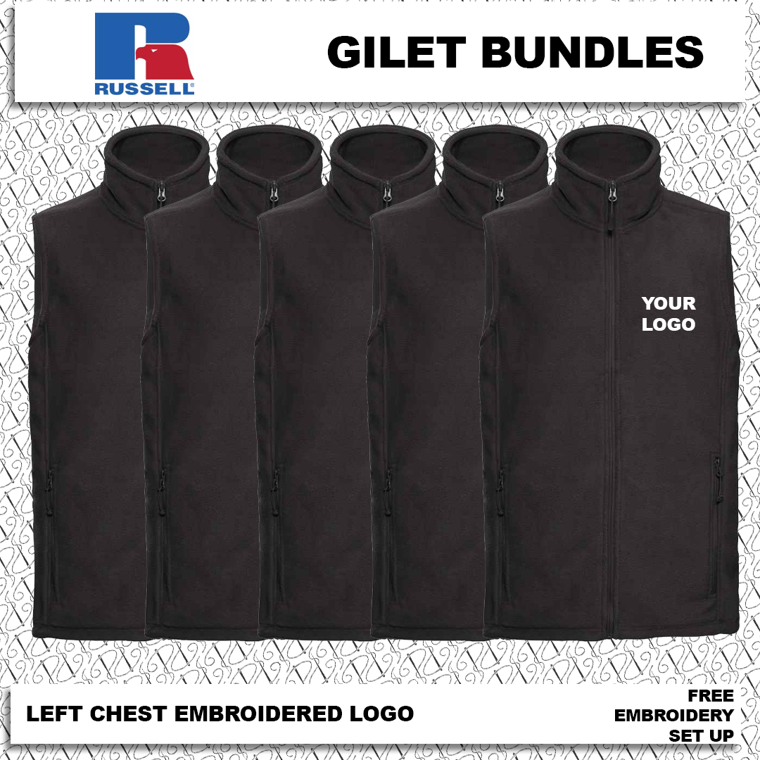 Russell Outdoor Fleece Gilet Bundle