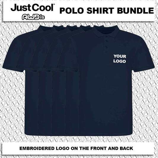 JP100 AWDis The 100 Cotton Piqué Polo Shirt Bundle