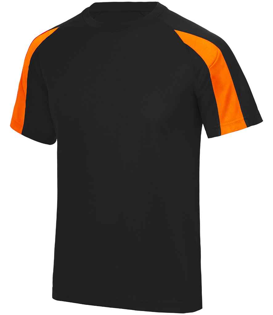 JC003 Jet Black/Electric Orange Front