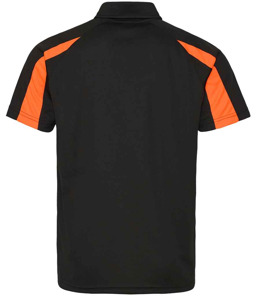 JC043 Jet Black/Electric Orange Back