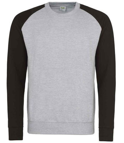 JH033 Heather Grey/Jet Black Front