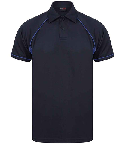 Finden + Hales Performance Piped Polo Shirt