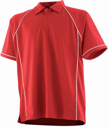Finden + Hales Performance Piped Polo Shirt
