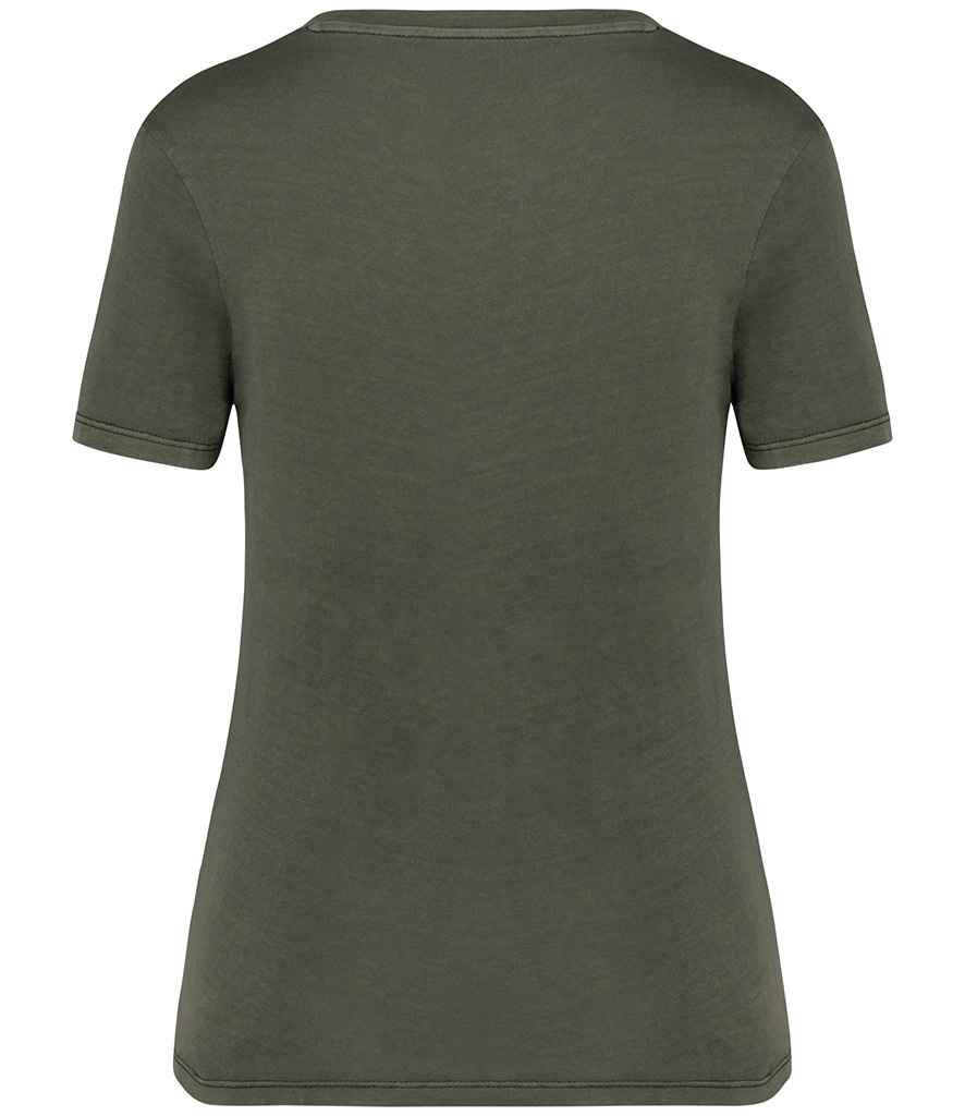 NS316 Washed Organic Khaki Back