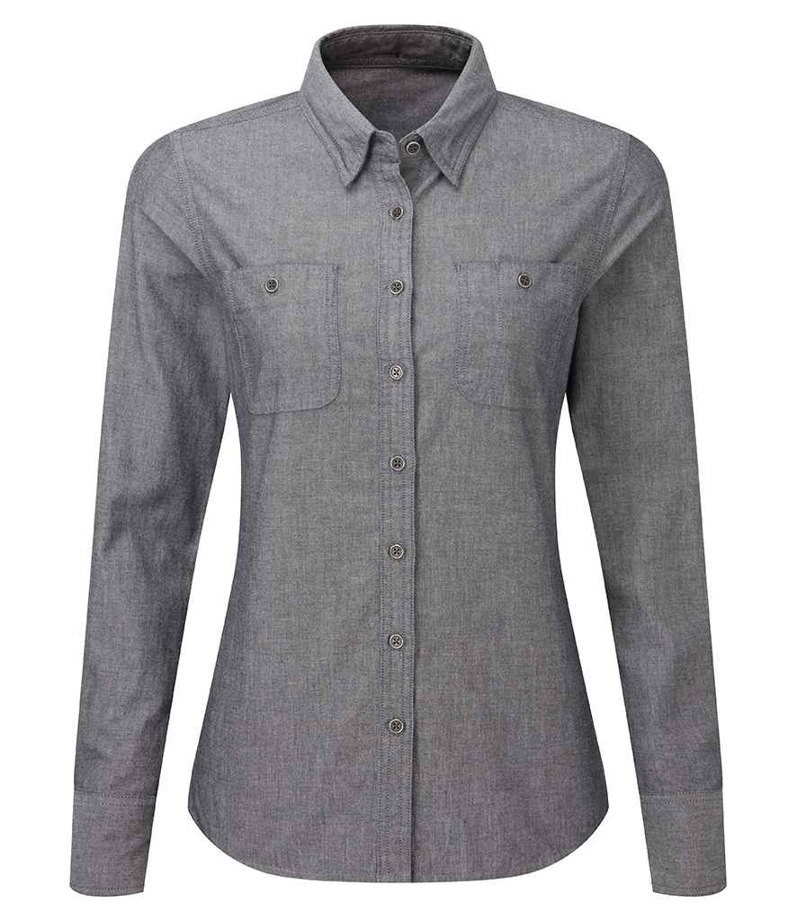 PR347 Grey Denim Front