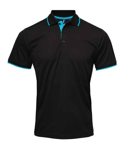 PR618 Black/Turquoise Blue Front