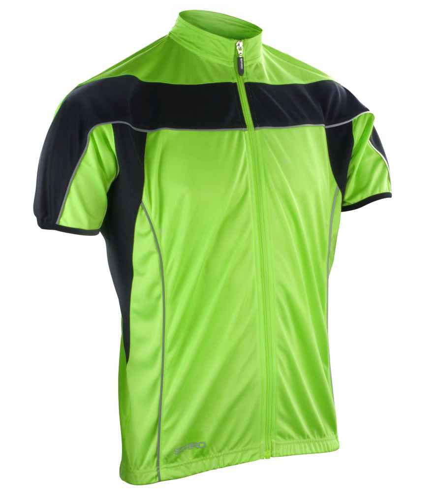 SR188M Fluoro Green/Black Front