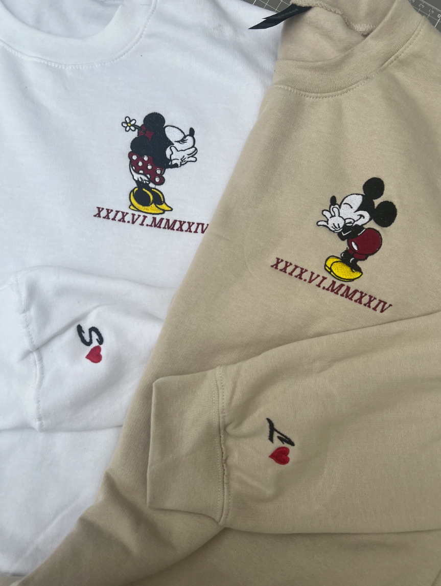 Mickey and Minnie Custom Sweatshirt