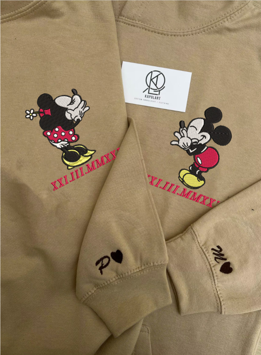 Mickey and Minnie Custom Sweatshirt