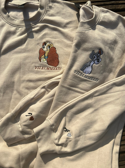 Lady and The Tramp Custom Sweatshirt