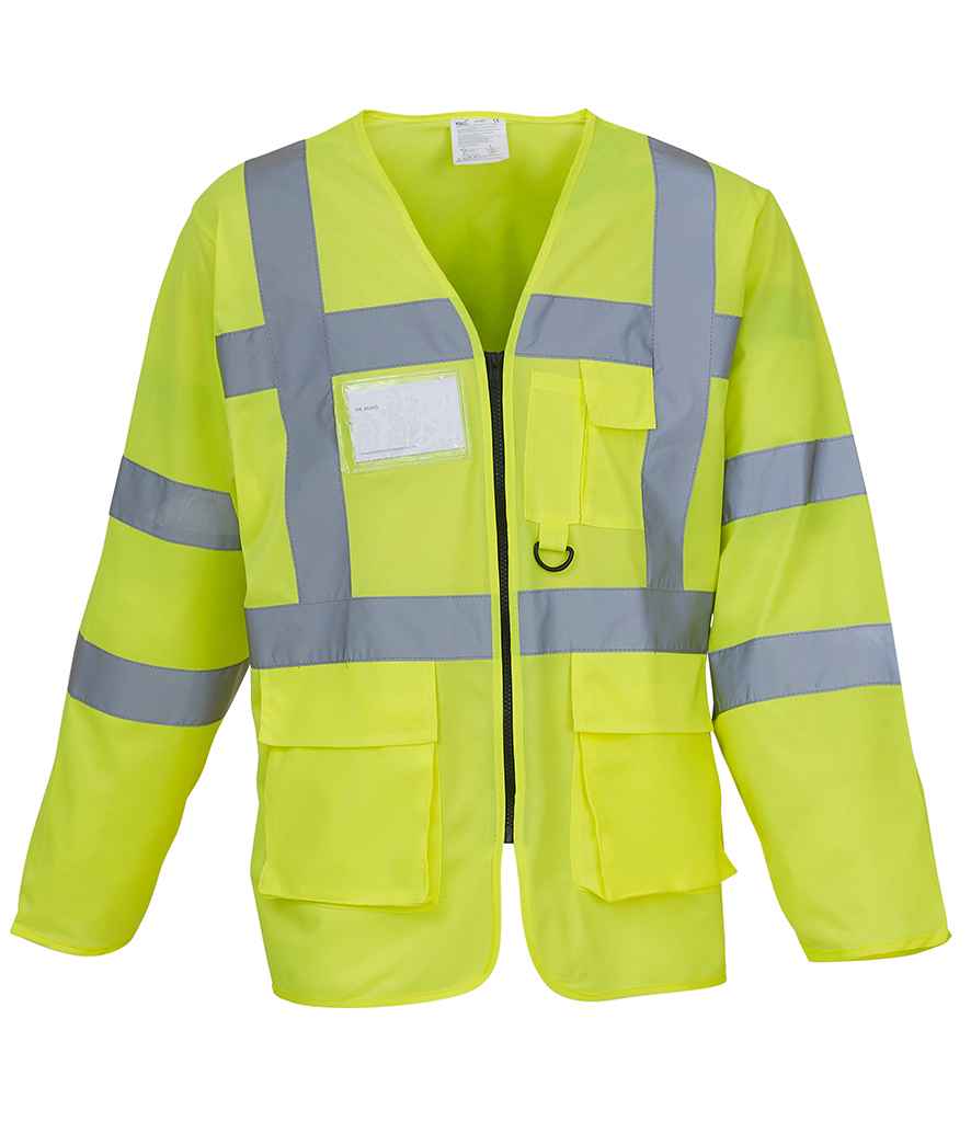 Yoko Hi-Vis Executive Long Sleeve Waistcoat Bundle